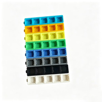 5 Pcs Keyboard Fidget Toy Mechanical Key Board Button Clicker Keychain,Keycap Clicky Stress Relief
