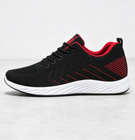 Chaussures de sport imperméables pour hommes, respirantes, en mesh, à lacets, légères, confortables, décontractées, pour la course à pied