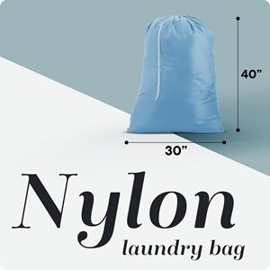 Heavy Duty Extra Large <b>Laundry</b> <b>Bag</b> with Adjustable Shoulder Strap Durable Nylon Drawstring Locking Closure - Product Image 2