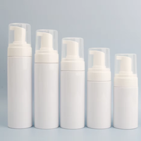 Faible quantité minimale de commande Cosmétique Transparent Blanc Portable 100ml 120ml 150ml Nettoyant Pour Le Visage En Plastique Mousse Pompe Bouteille pour Soins De La Peau en Stock