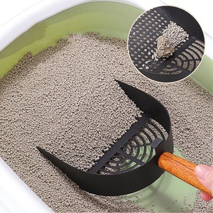 USMILEPET-<span class=keywords><strong>Pala</strong></span> de arena <span class=keywords><strong>para</strong></span> gatos, <span class=keywords><strong>pala</strong></span> ecológica de madera y acero inoxidable, directa de fábrica, <span class=keywords><strong>para</strong></span> eliminación de desechos de mascotas y limpieza de excrementos - Product Image 1