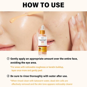 Serum Kojic <span class=keywords><strong>Acid</strong></span> Turmeric Peel Shot 80ml Serum Pengelupas Wajah Korea untuk Perawatan Flek Hitam Mengangkat Kulit Mati dengan Lembut Mencerahkan - Product Image 4
