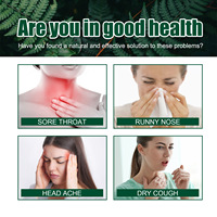 Googeer Spray Nasal Bio Jetable à Base de Plantes pour le Traitement de la Congestion Nasale, de la Rhinite et de la Sinusite, Nettoyant et Réparateur Corporel