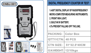 Probador de Frecuencia Infrarroja para Llaves de Coche BJ-501, 100M-1GHZ, Instrumento de Medición de Frecuencias Infrarrojas Electrónicas Digitales de 4 Bits - Product Image 4