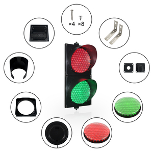 Lámpara de Tráfico LED Roja y Verde de 12 Pulgadas y 2 Aspectos IP65 para Seguridad Vial - Product Image 6