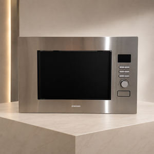 Horno Microondas Empotrado <span class=keywords><strong>SAMSUNG</strong></span> de 20L Plateado, Multifuncional, con Panel de Operación en Inglés, Mecánico y Digital con Pantalla LCD - Product Image 2