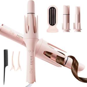 Set de Rizador de Pelo Eléctrico Automático Portátil Giratorio, Kit de Rizador de Pelo, Herramienta de Peinado Doméstica de Plástico, Nuevo - Product Image 1