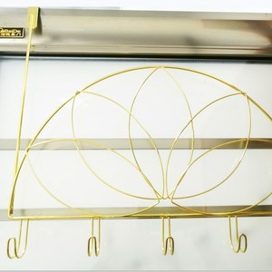 2024 Sản phẩm mới Gấp Móc áo trên kính tắm kính phía sau cửa móc nhỏ móc kim loại cho chìa khóa - Product Image 2