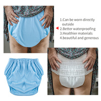Couches-culottes absorbantes pour adultes en tissu non tissé imperméable, protection anti-fuites, lavables, silencieuses, avec barrière anti-fuites