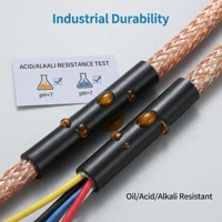 Cable de Señal para Computadora de Cobre Libre de Oxígeno de Baja Capacitancia, Aislamiento de PE, Blindaje Individual Total, Tamaño Personalizable DJYPVP