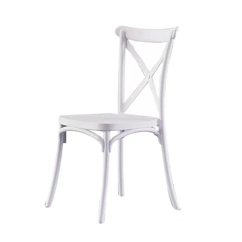 Silla de plástico, tenedor, silla de banquete de boda, silla de bambú de plástico