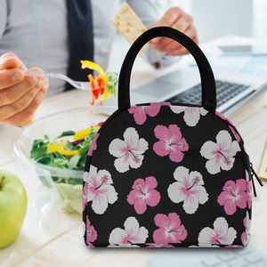 Sac à déjeuner pour enfants style hawaïen, sac isotherme imperméable en aluminium, sac à repas portable pour pique-nique - Product Image 5