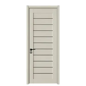 Puertas Interiores y Exteriores de Estilo Moderno Americano, Puertas de <span class=keywords><strong>Madera</strong></span> de Melamina Insonorizadas y Económicas para el Hogar - Product Image 2