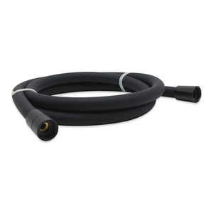 Manguera de <span class=keywords><strong>Ducha</strong></span> <span class=keywords><strong>Flexible</strong></span> de Silicona Negra con Función Anti-Torsión y Conexiones Duraderas de Acero Inoxidable para <span class=keywords><strong>Ducha</strong></span> de Mano - Product Image 2