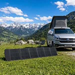 ชุดโซลาร์เซลล์พกพาฉุกเฉิน 400W ประสิทธิภาพสูง 23% แบบพับได้ โมโนคริสตัลไลน์ สำหรับสำรองไฟบ้าน เครื่องกำเนิดไฟฟ้าสำรอง กรณีไฟดับ - Product Image 4