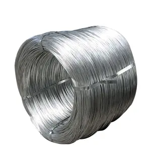 China Fabricante Galvanizado Arame 8mm GI Binding Wire Rods Galvan Steel Wire Preço por kg para venda