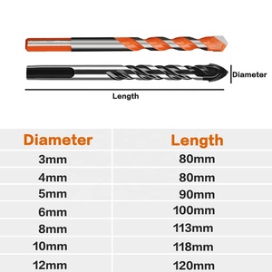 <span class=keywords><strong>Foret</strong></span> à pointe en carbure de 6 mm pour carrelage en céramique, porcelaine, verre, carrelage en céramique, verre, ciment - Product Image 2