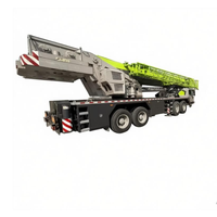 Grue SANY STC1000 d'occasion pour charges lourdes, grue sur camion SANY de 100 tonnes, équipement de levage haute capacité pour l'installation d'éoliennes
