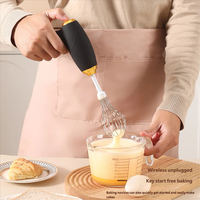 Mini Tragbarer USB Elektrischer Eierquirl Handgehaltener Automatischer Sahne-Lebensmittel-Schneebesen Elektrischer Kuchenmixer
