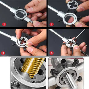 Machos de Roscar de Acero Aleado de Dientes Finos, Herramienta de Corte de Roscas M18*1 M4*0.5 M6*0.75 M8*1 M10*0.75 M12*0.75 M14*1 M24*1 M30*1.5 HSS - Product Image 2