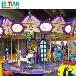 Équipement de parc d'attractions européen, terrain de féerie, dessin animé, cavalier de cheval à vendre - Product Image 2