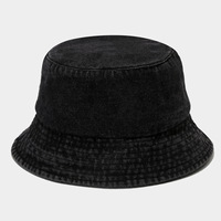 Chapeau Bob Personnalisé en Denim Foncé Camouflage, Tissu Coton Lavé, Broderie 3D, Style Vintage Streetwear Y2K, Décontracté, Sport, Extérieur, Unisexe