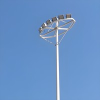 Projecteur LED à mât haut 25m 30m OEM d'usine IP65 pour éclairage extérieur de grande surface aéroportuaire