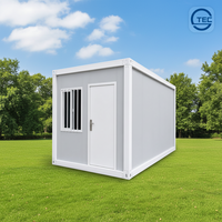 Maison conteneur modulaire de luxe à assemblage rapide de 20 pieds pour jardin, ferme ou cour