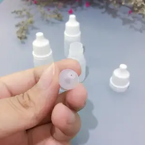 LDPE挤压塑料液体滴眼瓶5毫升10毫升医用滴眼瓶，带防篡改密封盖和滴管