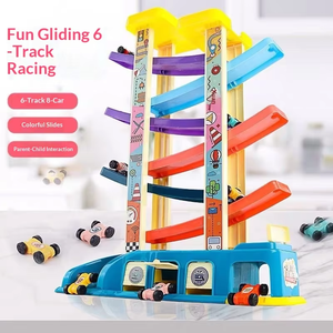 Circuit de course à glisse amusant à assembler pour garçons et filles, cadeau de vacances, jeu d'aventure de course en intérieur - Product Image 4