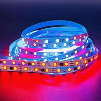 Bande LED adressable WS2811 SMD5050 12V 60 LED/m, programmable DMX, RVB pleine couleur, effet eau, pour course