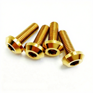 Bu lông hợp kim titan GR5 nhẹ, không gỉ, nhiều màu sắc, đầu lục giác, kích thước M5 M6 M8, dùng cho xe đạp, xe máy, ô tô - Product Image 3