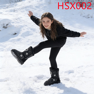 HY, Stivali Invernali da Donna Super Caldi per Giochi sulla Neve, Design Coreano Popolare con Diamanti Scintillanti, Stivaletti Corti da Donna HSX002 - Product Image 4