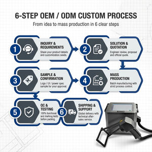 20w 30w 50w Fiber El Tipi Lazer Markalama Makinesi, Şasi Numarası Vin Kodu için Taşınabilir Lazer Markalama Makinesi - Product Image 4