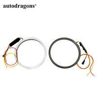 Feux de circulation diurne pour voiture DRL Angle Eyes Led Ring LED Halo Ring 140MM With Black Cover pour CONCORDE Lacetti Sedan CR-V CRV