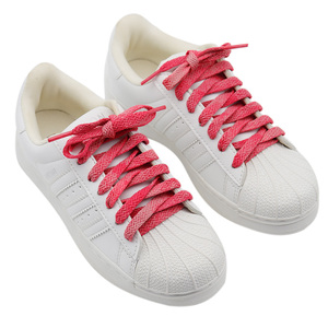 เชือกผูกรองเท้า Weiou Laces รุ่นพรีเมียม แบบเรโทร ขนาด 8 มม. แบบแบน สไตล์วินเทจ ทำมือ ย้อมสีแบบ Tie Dye สีสันสดใส สำหรับรองเท้าบูทและรองเท้าผ้าใบ ทำจากโพลีเอสเตอร์และพลาสติก - Product Image 2