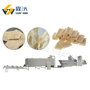 TSP-Extrudeuse de soja en morceaux fabricant, machine d'extrusion de pépites de légumes texturées TVP sèches, équipement d'usine en ligne - Product Image 1