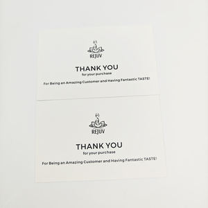 Tarjetas de Felicitación Triangulares de Lujo, Ecológicas, con Logotipo Personalizado Impreso en 1 Color, Papel Recubierto, Estampado Dorado, MOQ Bajo, Alta Calidad - Product Image 2