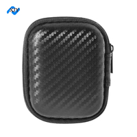Étui EVA pour GoPro Hero - Carbon PU Camera Bag avec organisateur de voyage pour accessoires électroniques