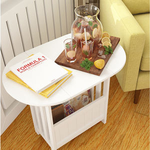 9 Plus Moderne Simple MDF Blanc Facile à assembler Salon de luxe Tables pliantes pliantes - Product Image 5