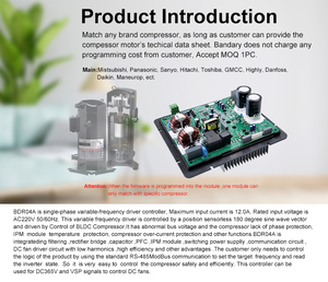 OEM ODM nguồn không khí sưởi ấm làm mát máy nước nóng DC biến tần số bơm nhiệt điều khiển Bảng điều khiển pcba - Product Image 2