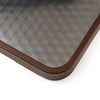 Planche à découper en bois d'ébène double face, 2 cm d'épaisseur, durable, avec support en acier inoxydable, vente en gros