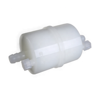 Filtro de Cápsula, Filtro de Cartucho de PP de 1.5 Pulgadas y 5 Micras, Conector de Manguera para Tintas UV/Solventes y Agua
