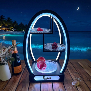 Exhibidor de Ropa Iluminado de Tres Niveles, Personalizable y Lavable, con Acabado UV y Glorificador de Botellas LED, de Instalación Rápida para Clubes VIP, LiqVis - Product Image 6