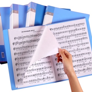 Nhựa rõ ràng Túi hiển thị trình bày cuốn sách A4 tập tin dữ liệu với 10/30/40/60/80/100 túi tài liệu thư mục tập tin - Product Image 5