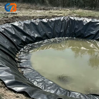Geomembrana de HDPE Lisa Profesional al por Mayor, Rollo de Geomembrana de HDPE Lisa de 2 mm para Piscifactorías