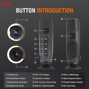 CEM T-70 120X120 해상도 50Hz 사냥을 위한 열 단안 야간 투시경 - Product Image 6