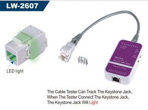 Linkwylan Giắc Cắm Keystone LED Mạng Giắc Cắm LED RJ45 Loại RJ45 Cat 5e Cat6 Cat 6A STP Shielded & UTP Không Được Che Chắn - Product Image 3