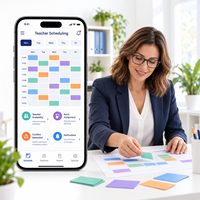 Développement d'une application de planification des cours avancée pour les enseignants, compatible iOS et Android, avec gestion du calendrier et des disponibilités des professeurs