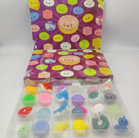 Coffret Cadeau de Noël 24 Pièces : Calendrier de l'Avent avec Jouets Squishy Anti-Stress à Presser pour Enfants et Fêtes